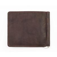 Zippo Leather Bi-Fold Money Clip - Brown